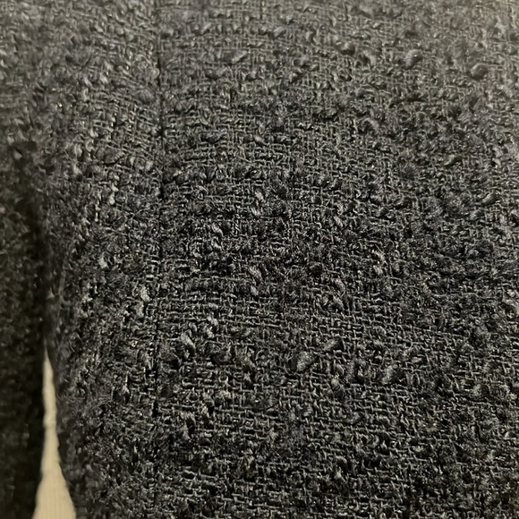 Zara navy blue structured blazer jacket with gold buttons size Small - Picture 4 of 7